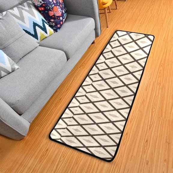 Moon Light Block Hallway Runner Rug 2'X6' Non-Slip Washable Carpet Runner Kitchen Entryway Laundry Bedroom