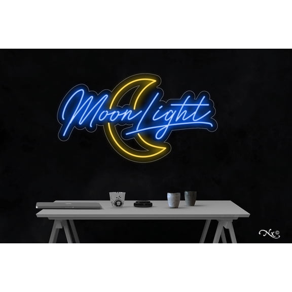 Moon Light-LED Neon Sign Made in USA