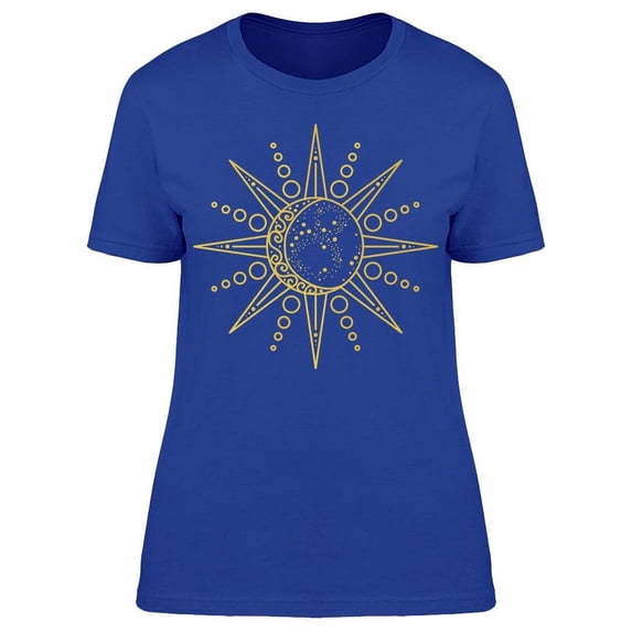 Moon Logo Astronomical T-Shirt Women -Image by Shutterstock, Female 3X-Large