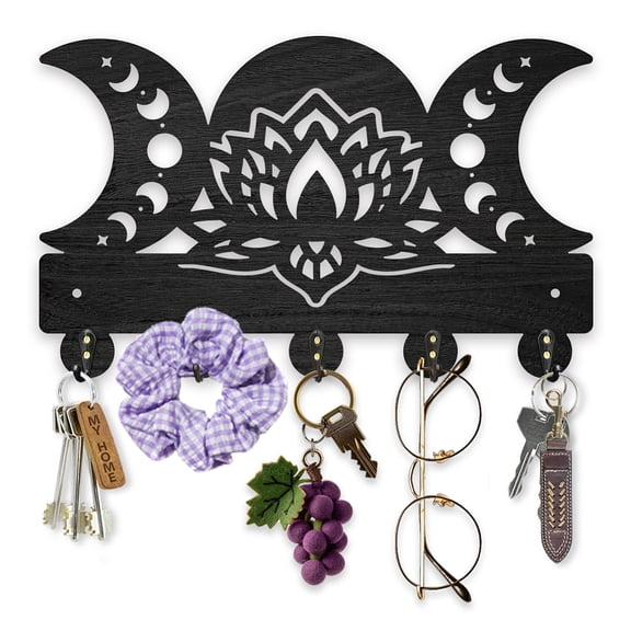 Moon Lotus Flower Key Holder