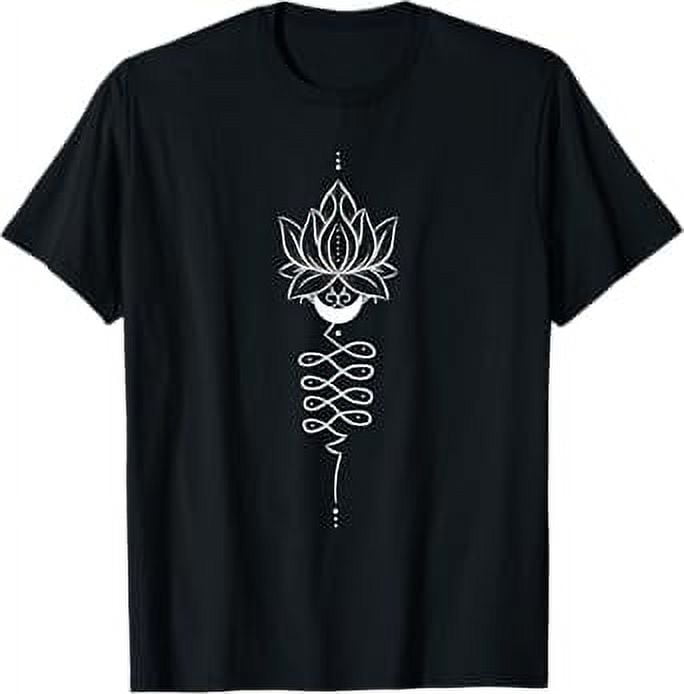 Moon Lotus Flower Unalome TShirt