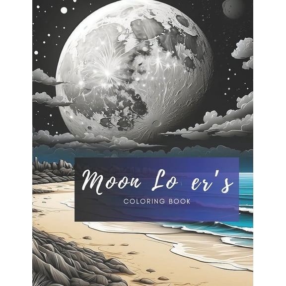 Moon Lover's: Coloring Book, (Paperback)