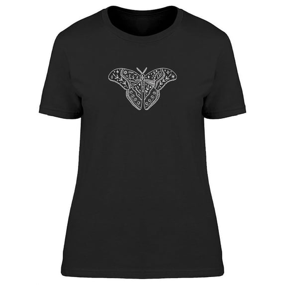 Moon Moth Design T-Shirt Women -Image by Shutterstock, Female Medium