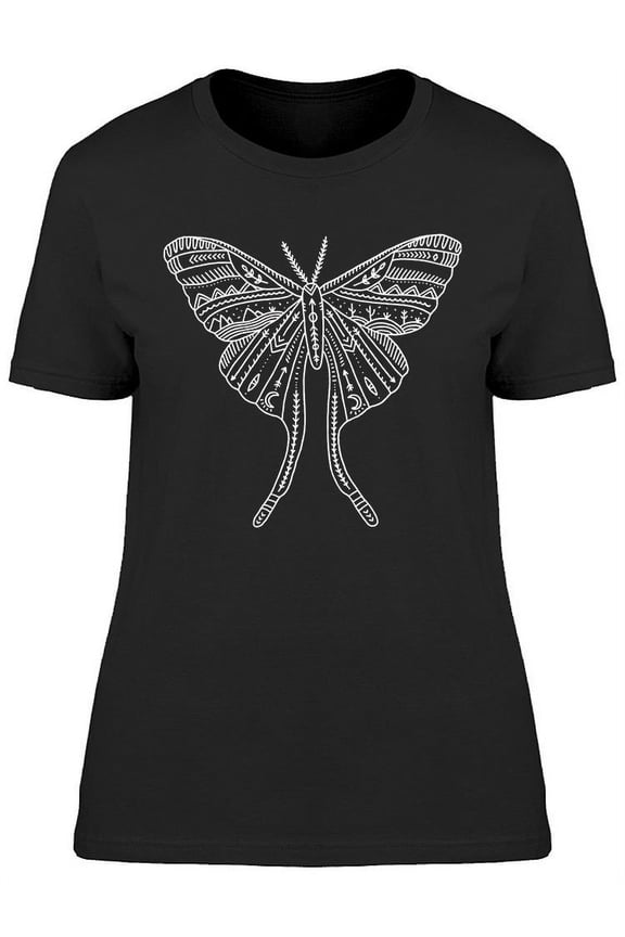 Moon Moth T-Shirt Women -Image by Shutterstock, Female Medium