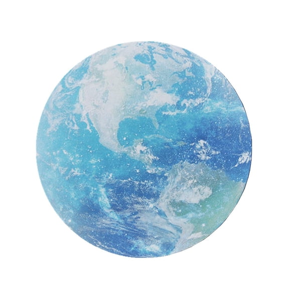 Moon Mouse Pad Round Shape, 8.7 Inch Circular Mouse Mat with Fairy & Planet Design - Premium Thick (3mm) Non-Slip Base, Waterproof Desk Pad for Gaming, Office(220x220mm)