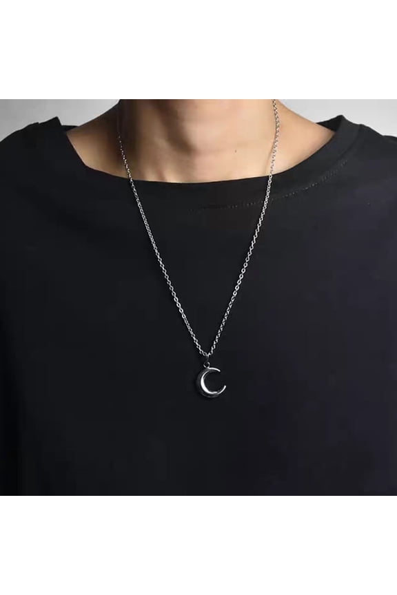 Moon Necklace Simple Crescent Clavicle Chain