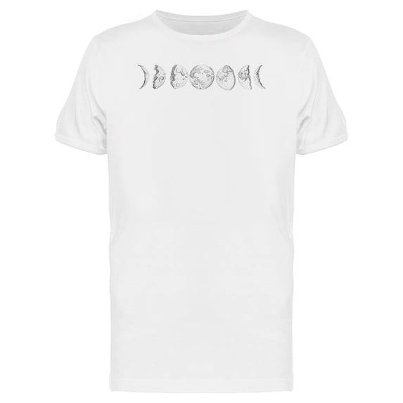 Moon Night Phases Tee Men's -Image by Shutterstock