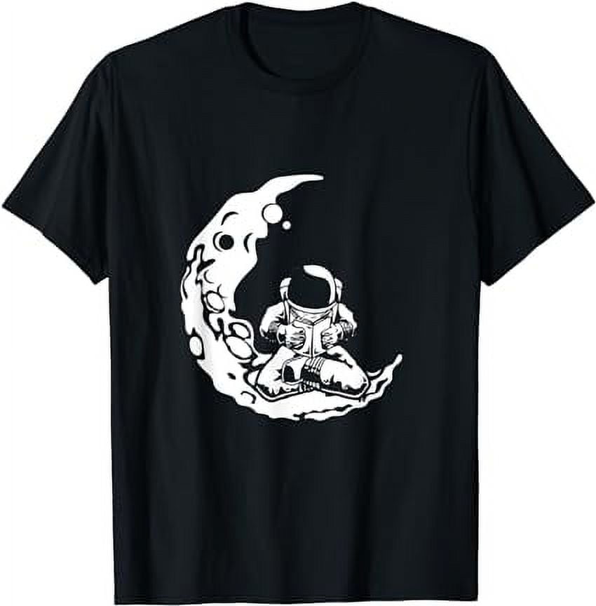 Moon Outer Space Planets Astronaut T-Shirt - Walmart.com