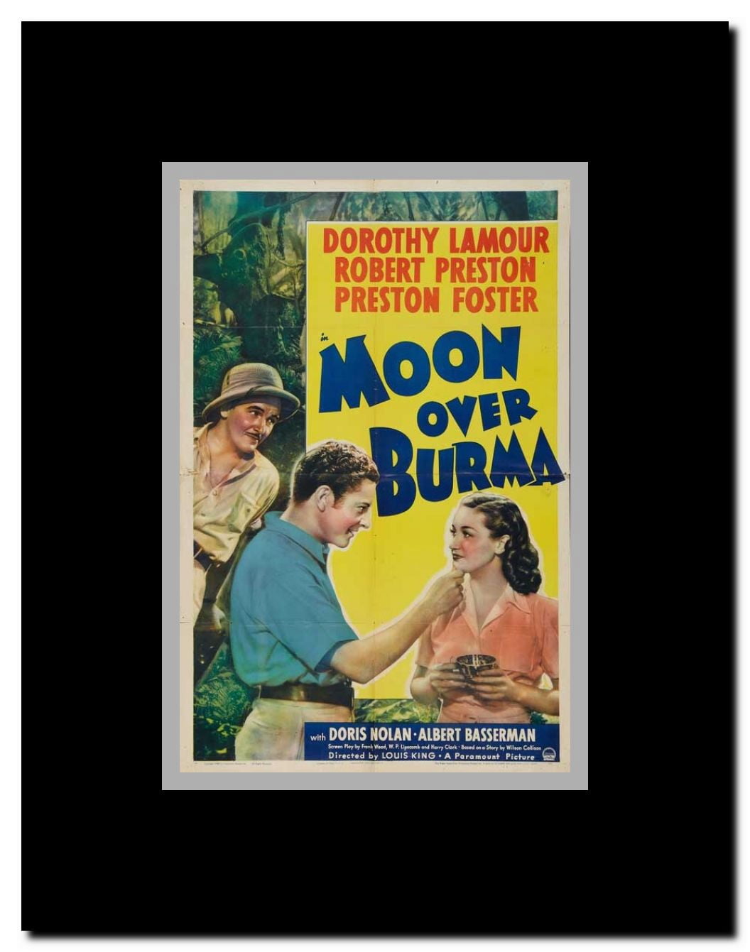 Moon Over Burma Framed Movie Poster