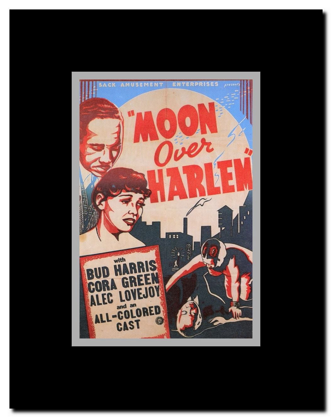Moon Over Harlem Framed Movie Poster
