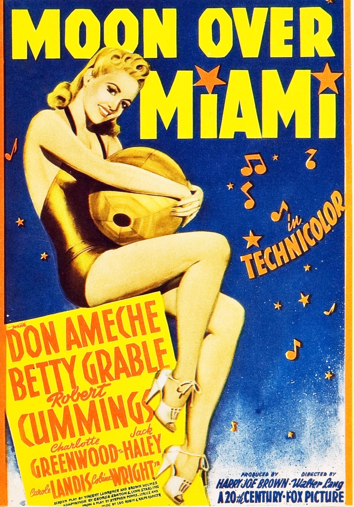 Moon Over Miami Canvas Art - (24 x 36)