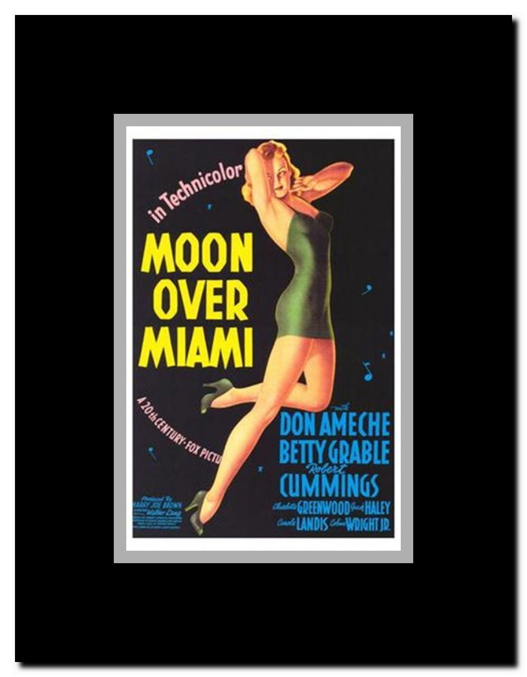 Moon Over Miami Framed Movie Poster