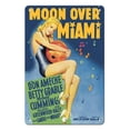 thumbnail image 1 of Moon Over Miami - Starring Betty Grable - Vintage Film Movie Poster by Alberto Vargas c.1941 - 8 x 12 inch Vintage Metal Tin Sign, 1 of 4