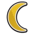 thumbnail image 1 of Moon Partial Applique Multi-Color Embroidered Hook & Loop Patch - 3 Inch Medium, 1 of 5
