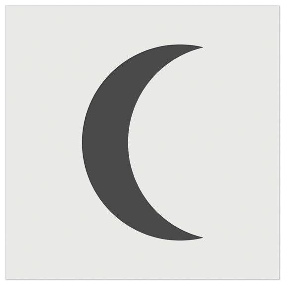 Moon Partial DIY Cookie Wall Craft Stencil - 3.5 Inch
