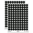 thumbnail image 1 of Moon Partial Outline 200+ Round Stickers - Black - Matte Finish - 0.50" Size, 1 of 3
