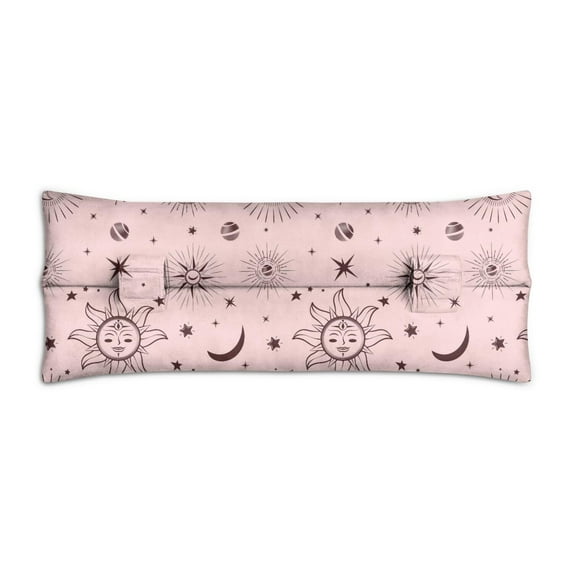 Moon Phase Seatbelt Pillow Soft Recovery Cushion for Mastectomy & Heart Surgery Patients