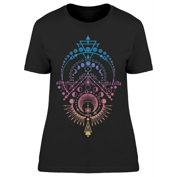 Moon Phases Alchemy T-Shirt Women -Image by Shutterstock, Female XX-Large