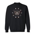thumbnail image 1 of Moon Phases And Butterfly Sweatshirt Women -Image by Shutterstock, Female 3X-Large, 1 of 4