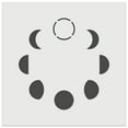 thumbnail image 1 of Moon Phases Circle DIY Cookie Wall Craft Stencil - 9.0 Inch, 1 of 5