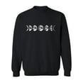 thumbnail image 1 of Moon Phases Graphic Sweatshirt Men -Image by Shutterstock, Male Large, 1 of 4
