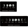 thumbnail image 1 of Moon Phases Kitchen Rug Set of 2 Anti Fatigue 0.4 Inch Thick Black White Kitchen Mats Non-Skid Washable Modern Mat Decor for Sink Floor Comfort Standing Kitchen Runner Rug, 17.3x28 Inch+17.3x47 Inch, 1 of 6
