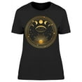 thumbnail image 1 of Moon Phases Seeing Eye T-Shirt Women -Image by Shutterstock, Female Large, 1 of 2