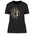 thumbnail image 1 of Moon Phases Sun Graphic T-Shirt Women -Image by Shutterstock, Female Medium, 1 of 2