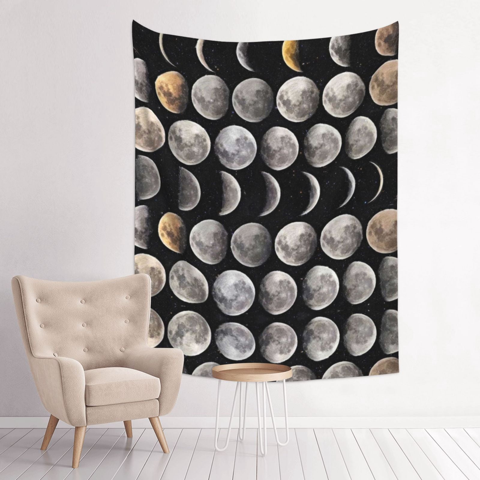 Moon Phases Tapestry Wall Hanging Tapestries For Bedroom Living Room 29 ...
