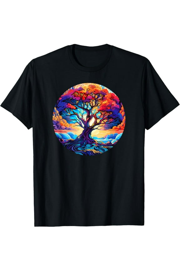 Moon Phases Tree of Life T-Shirt