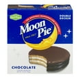 thumbnail image 1 of MoonPie Double Decker Chocolate Marshmallow Sandwich, 33 oz, 12 Count – A Rich, Indulgent Chocolate Snack Cake with Double Layers of Marshmallow, 1 of 7