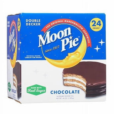 Moon Pie Double Decker Pies, Chocolate, 2.75 oz, 24-count