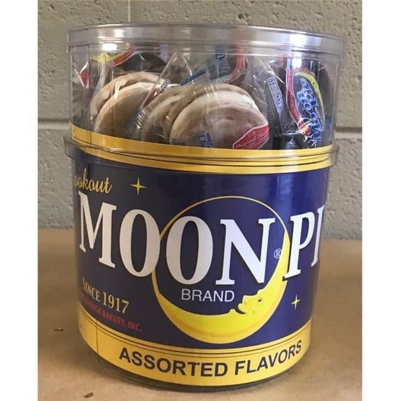 Moon Pie US3577004 Tub of Minis Container, Assorted Flavor - 36 Count