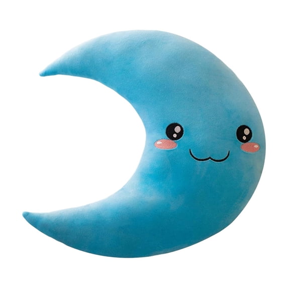 Moon Pillow Filled With Moon Shaped Pillows Soft Children's Room Fabric Pillows Sleeping Pillows Moon Pillows For Beds Decorative Sofa Pillows For Room Decoration Children's Pillow Case Home Decor
