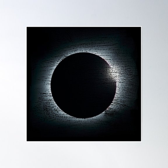 Moon Poster Wall Art, Modern Wall Decor, 16x16 UNFRAMED