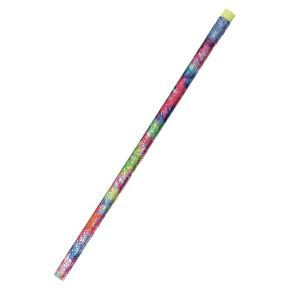 Moon Products Decorated Pencils, Tie-Dye Glitz Assortment, 144 Pencils
