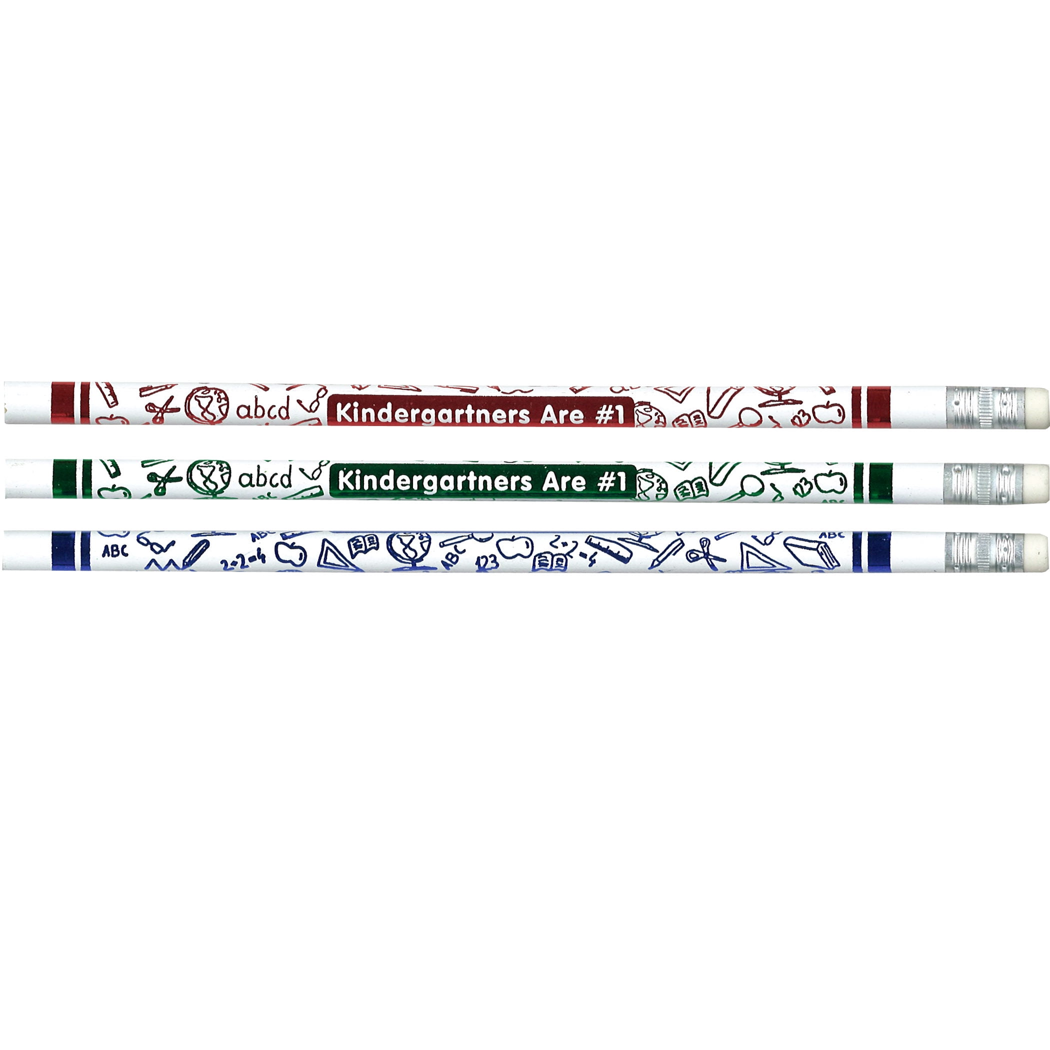 Moon Products Kindergartners Are #1 Pencils, 12 Per Pack, 12 Packs