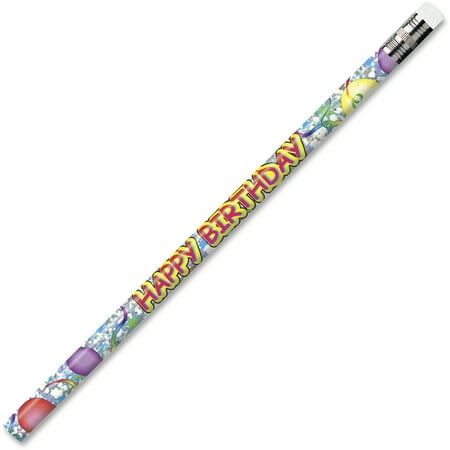 Moon Products, MPD7940B, Happy Birthday Design No. 2 Pencils, 12 / Dozen