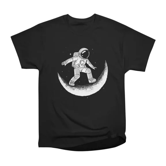 Moon Rider Astronaut T-Shirt Tee Gift For Him Merch For Her Apparel For Friend