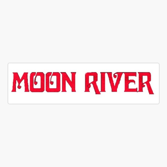 Moon River Ocean Scenic Sticker