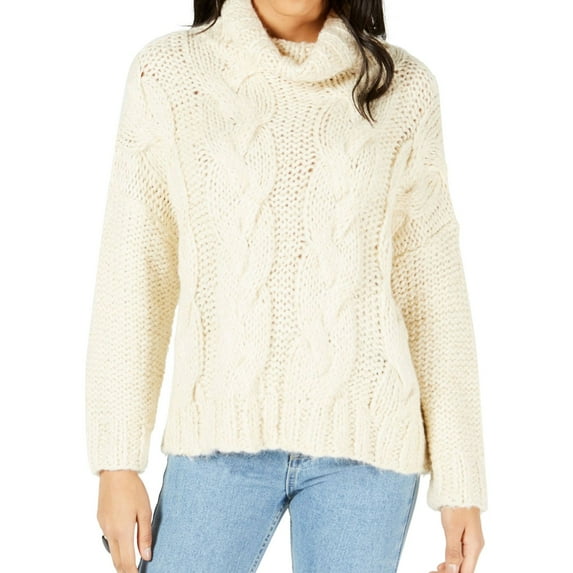Moon River Womens Weatheral Knit Sweater