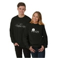 thumbnail image 1 of Moon Saturn Matching Set Couples Long Sleeve TShirt Men Women Brisco Brands L, 1 of 7