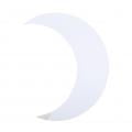 Moon Shape Mirror Wall Sticker Acrylic Decorative Background Decal for Home Office Corridor