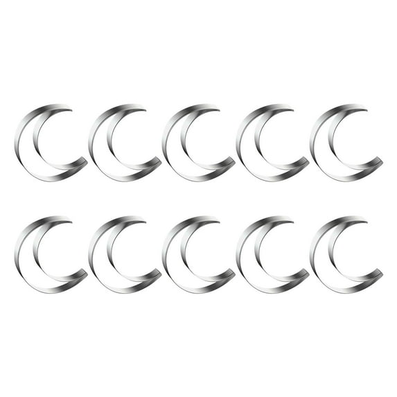 Moon Shape Stainless Steel Cookie Cake Molds Baking Tool for Dessert Making