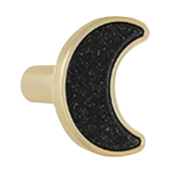 Moon Shaped Doorstop Cute Cartoon Cabinet Door Knob Decorative Dresser Handle Pulls For Kids Bedroom Furniture And Closet