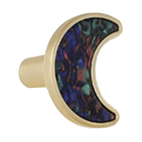 Moon Shaped Doorstop Cute Cartoon Cabinet Door Knob Decorative Dresser Handle Pulls For Kids Bedroom Furniture And Closet