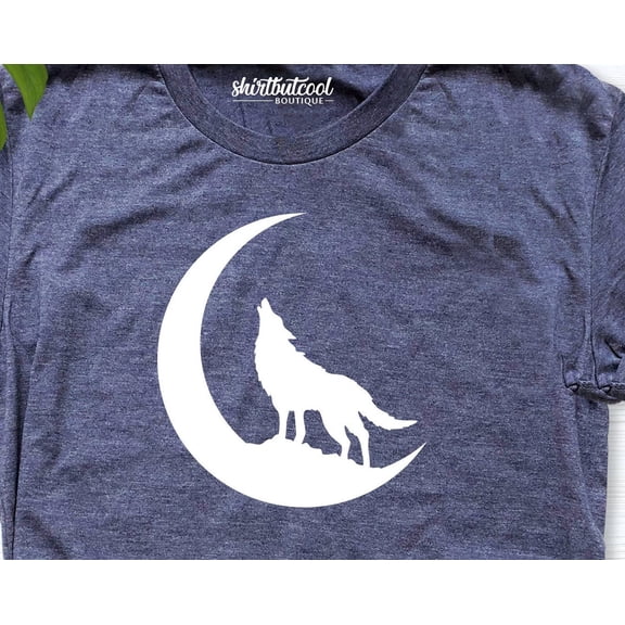 Moon Shirt, Wolf Shirt, Wolf Gift, Wolf Lover Shirt, Wolf Shirt Women, Wolf Lover Tees, Wild Animal Lover, Men Wolf Tshirt, Wolf Howling Tee TSHIRT All Size S-5XL