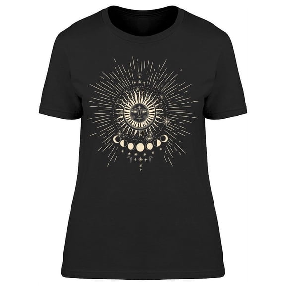 Moon Stages T-Shirt Women -Image by Shutterstock, Female 3X-Large