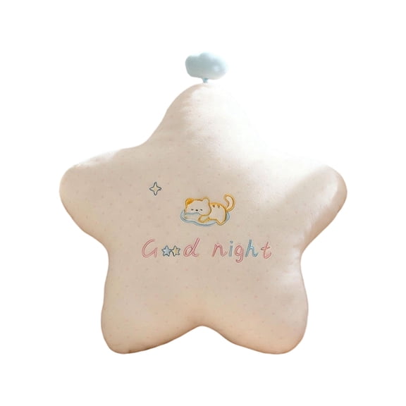 Moon Star Cloud Pillow Set Soft Celestial Plush Cushions for Nursery Bedroom Decor Kids Gift Set