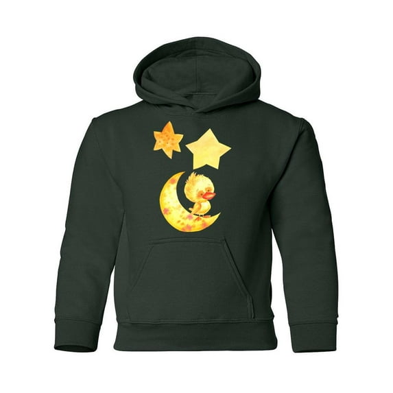 Moon Star Duckling Hoodie Juniors -Image by Shutterstock, Medium